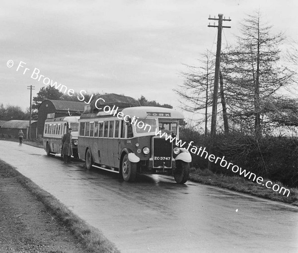 NEAR RED HOUSE NEWBRIDGE BUS PUNCTURE